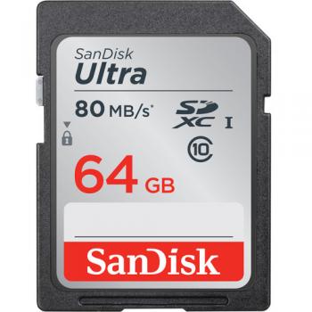 SanDisk 64GB Ultra UHS-I SDXC Memory Card (Class 10) (SDSDUNC-064G-GN6